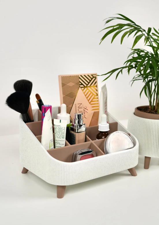 Minimalist Makeup Organizer with Legs