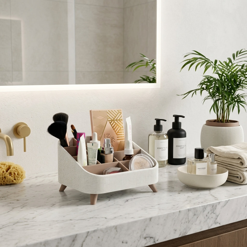Minimalist Makeup Organizer with Legs